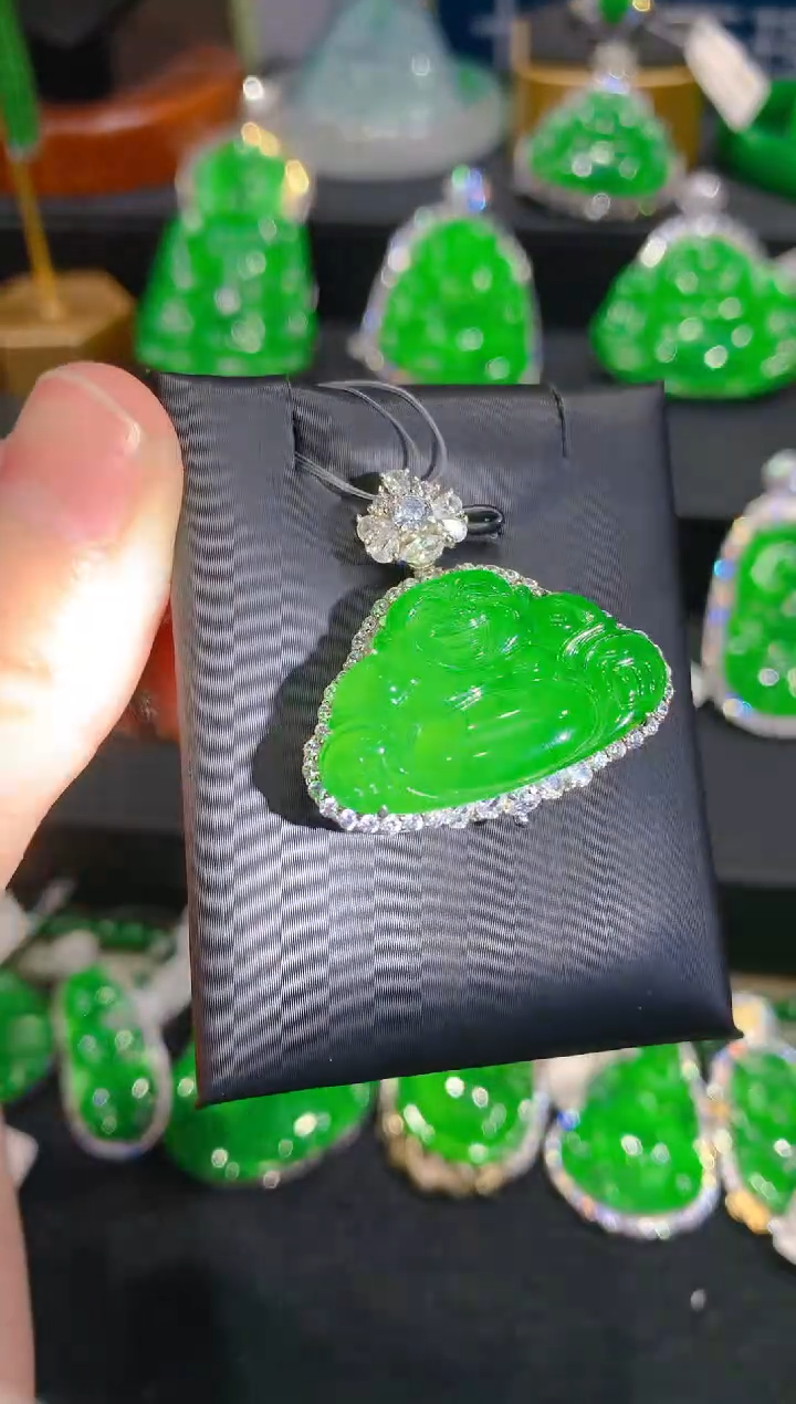 【闪购商品】翡翠颈饰银S925镶嵌001一季