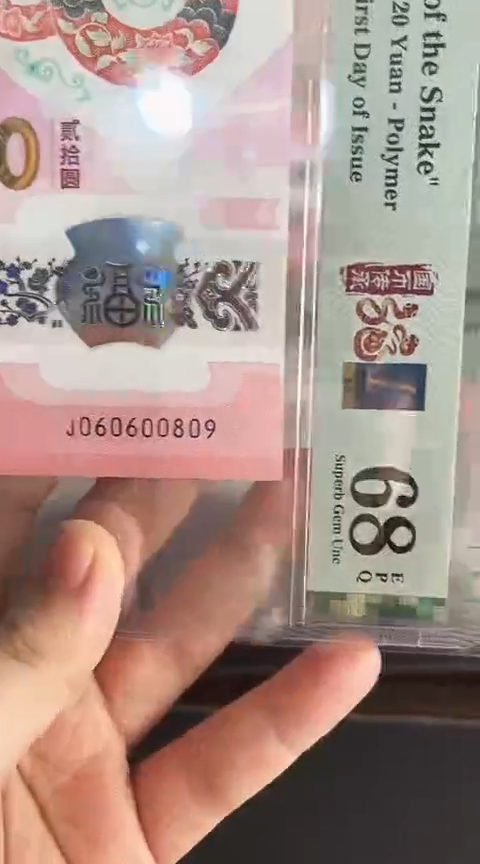 【闪购商品】塑料蛇钞单张060600809PMG68分