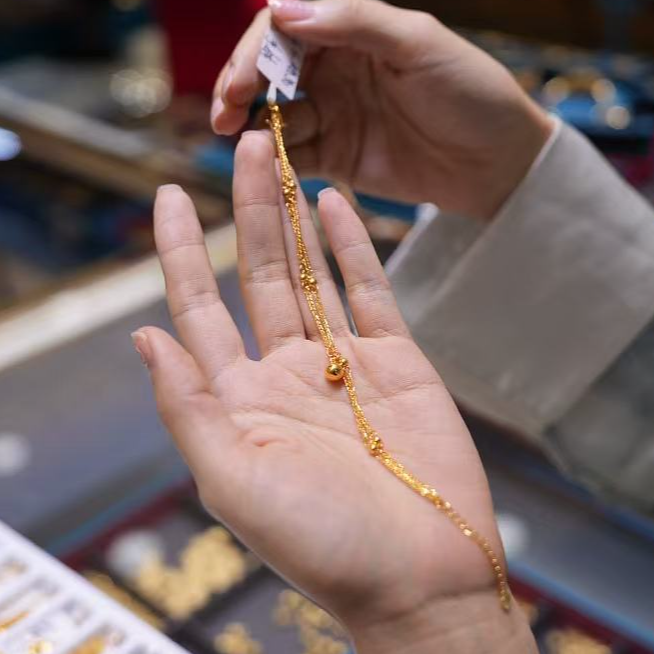 【巧玲专属】足金999金球手链 经典时尚百搭 5.56