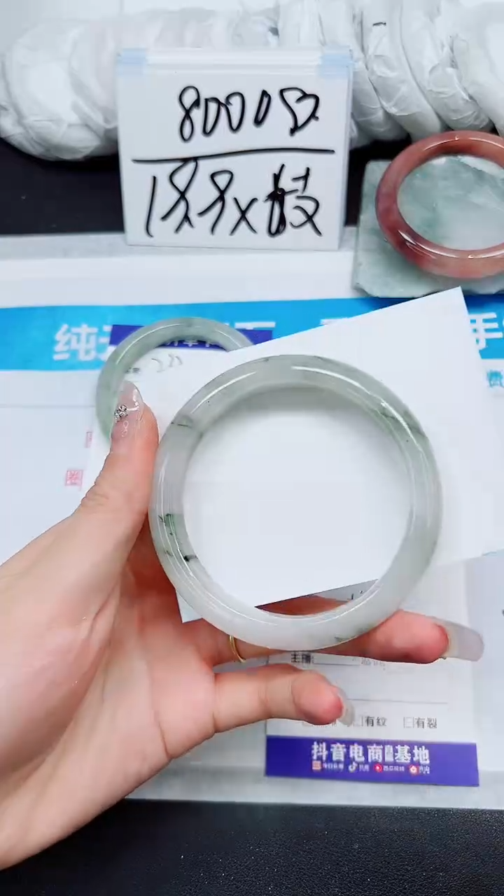 【闪购商品】石英质玉手镯未镶嵌A234-59`60`61`