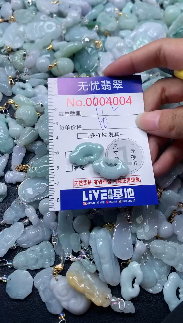 颈饰未镶嵌翡翠4004