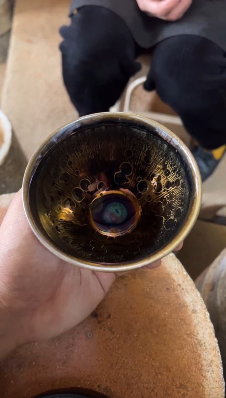 【闪购商品】茶盏22@建窑建盏胡金花