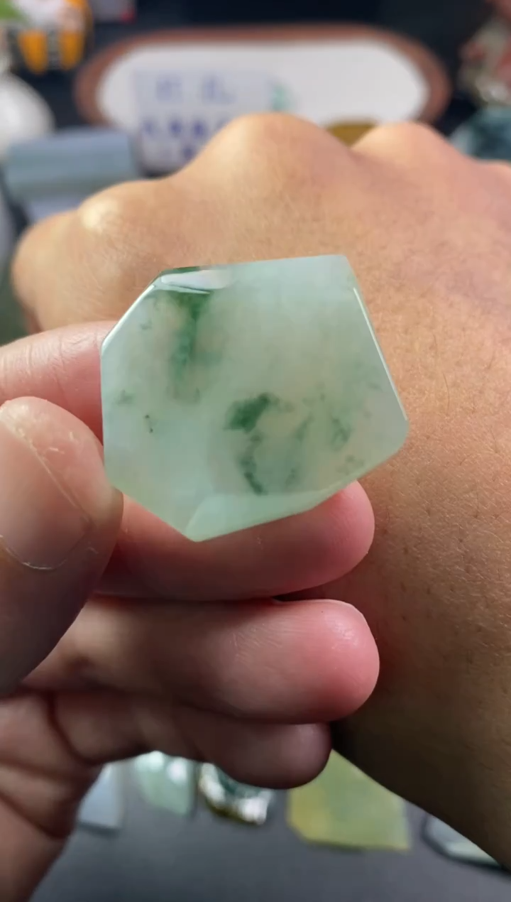 未镶嵌定制翡翠翡翠片料定制未镶嵌1.3-18
