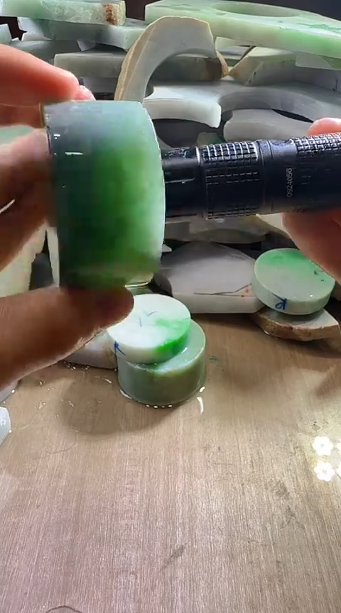 裸石翡翠缅甸翡翠A货花38