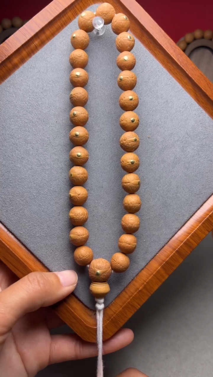 吊坠凤眼菩提爱****豆12凤眼手持铜钉