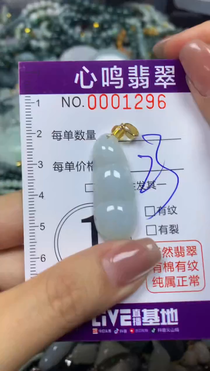 翡翠未镶嵌颈饰闪购001296