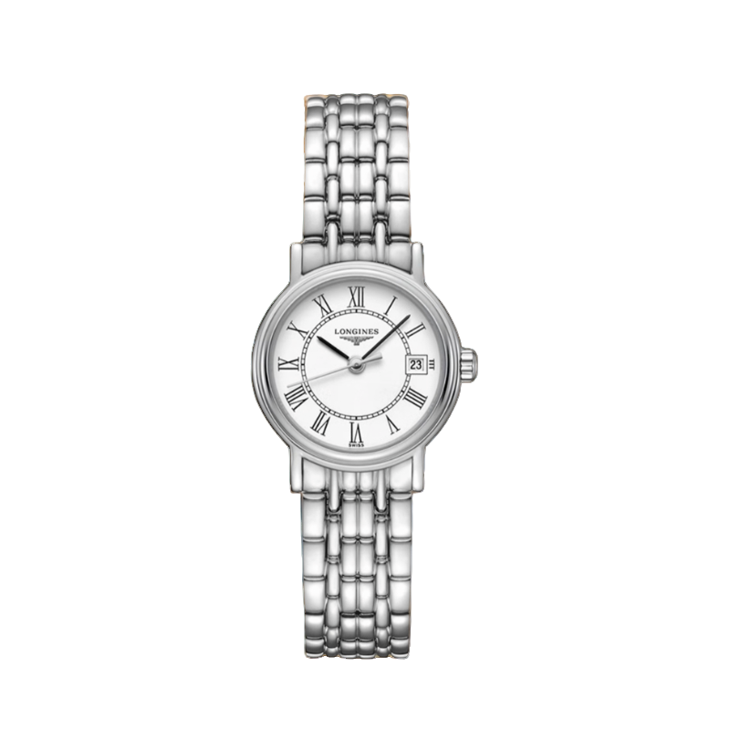99新 Longines/浪琴 瑰丽女表L4.220/23.5表径/石英/经典/白盘