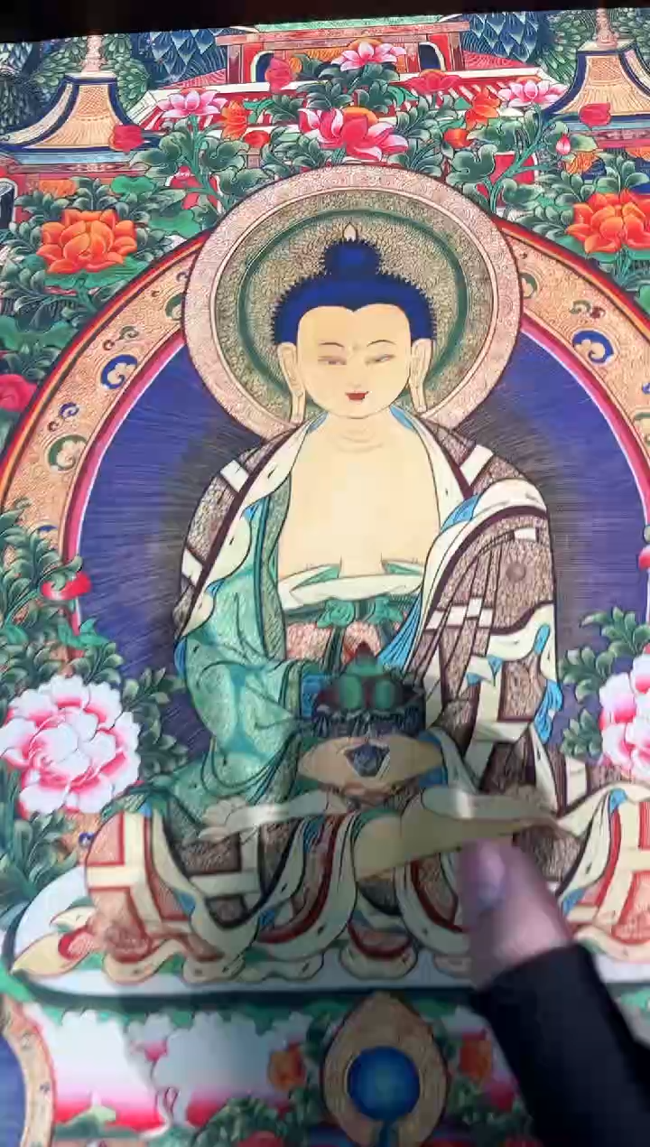 卷轴画天天的唐卡tk160