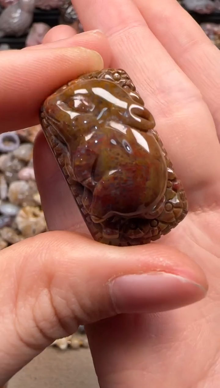 【闪购商品】硅化珊瑚（珊瑚玉）颈饰未镶嵌029