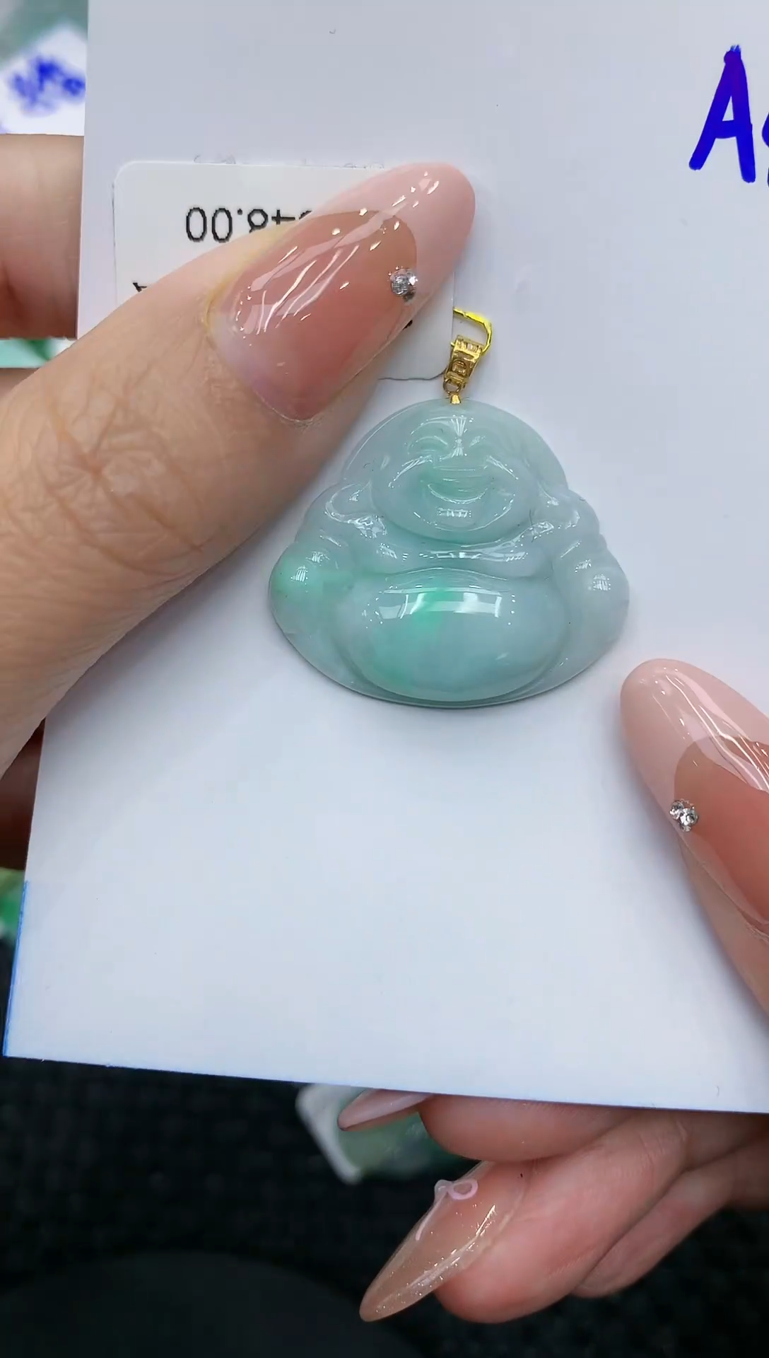 【闪购商品】翡翠颈饰18K金镶嵌111111111