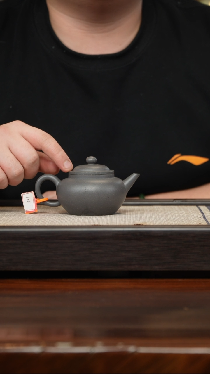 【闪购商品】紫砂茶壶天青明式水平