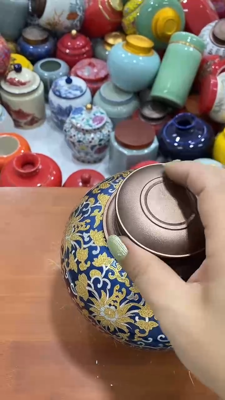 摆件茶叶罐密封罐储存罐