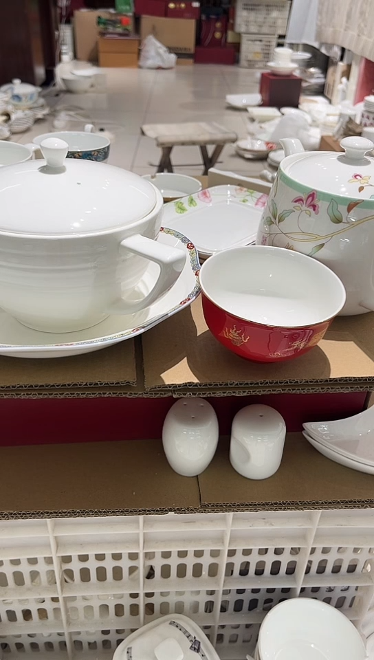 瓷用****84个茶漏杯隆达+礼盒