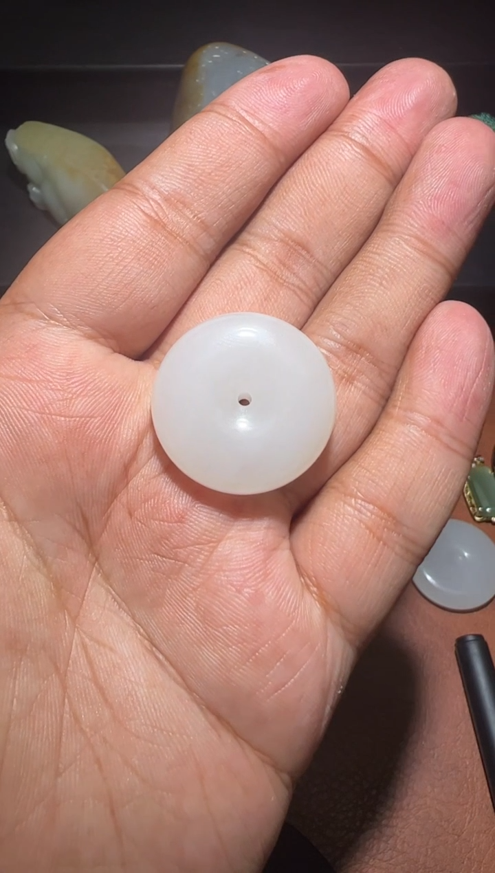 未镶嵌和田玉挂件康*福和田玉