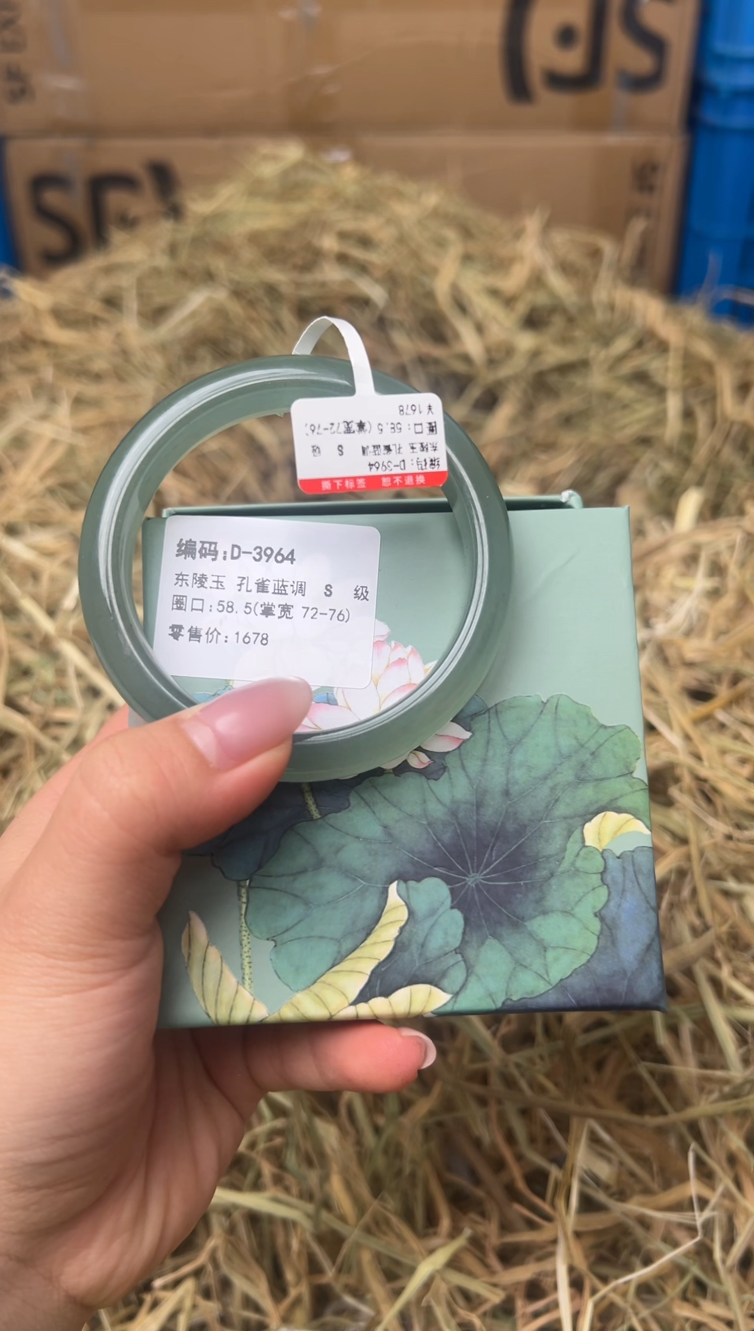 未镶嵌手镯石英质玉D-3964