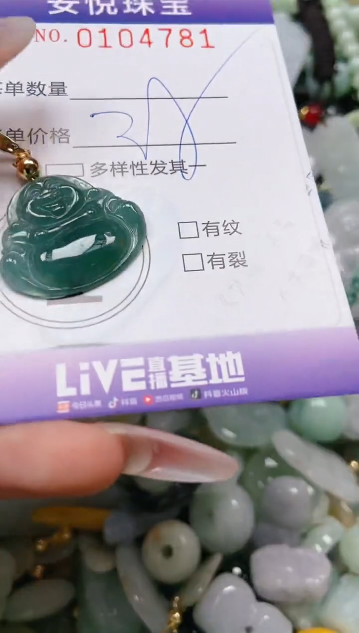 【闪购商品】翡翠颈饰未镶嵌闪购0104781