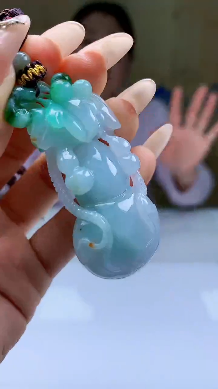 【闪购商品】定制翡翠未镶嵌4902ty-毛货挂件214