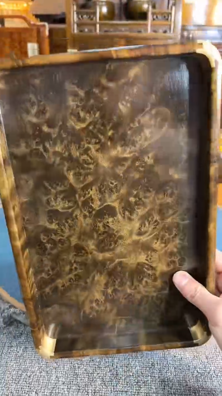 【闪购商品】乌木类成套家具阴沉托盘   s22