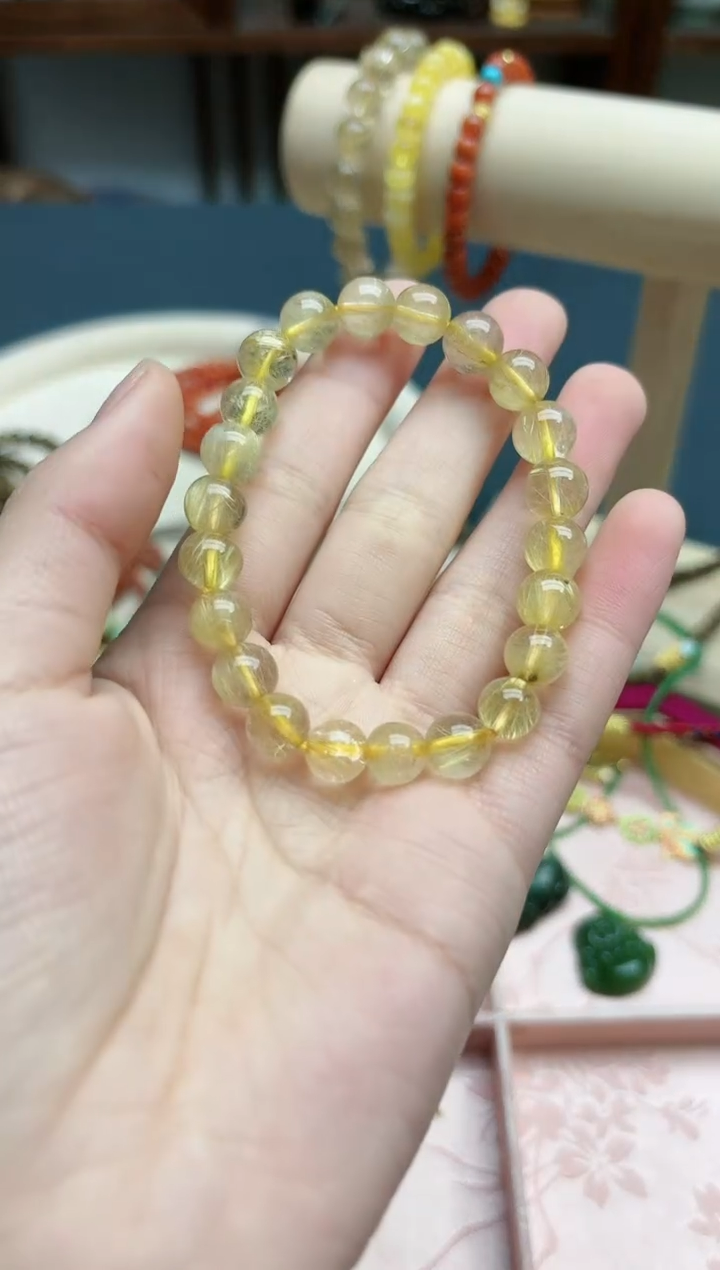 【闪购商品】水晶手串未镶嵌发晶9+mm手串*1 ZD