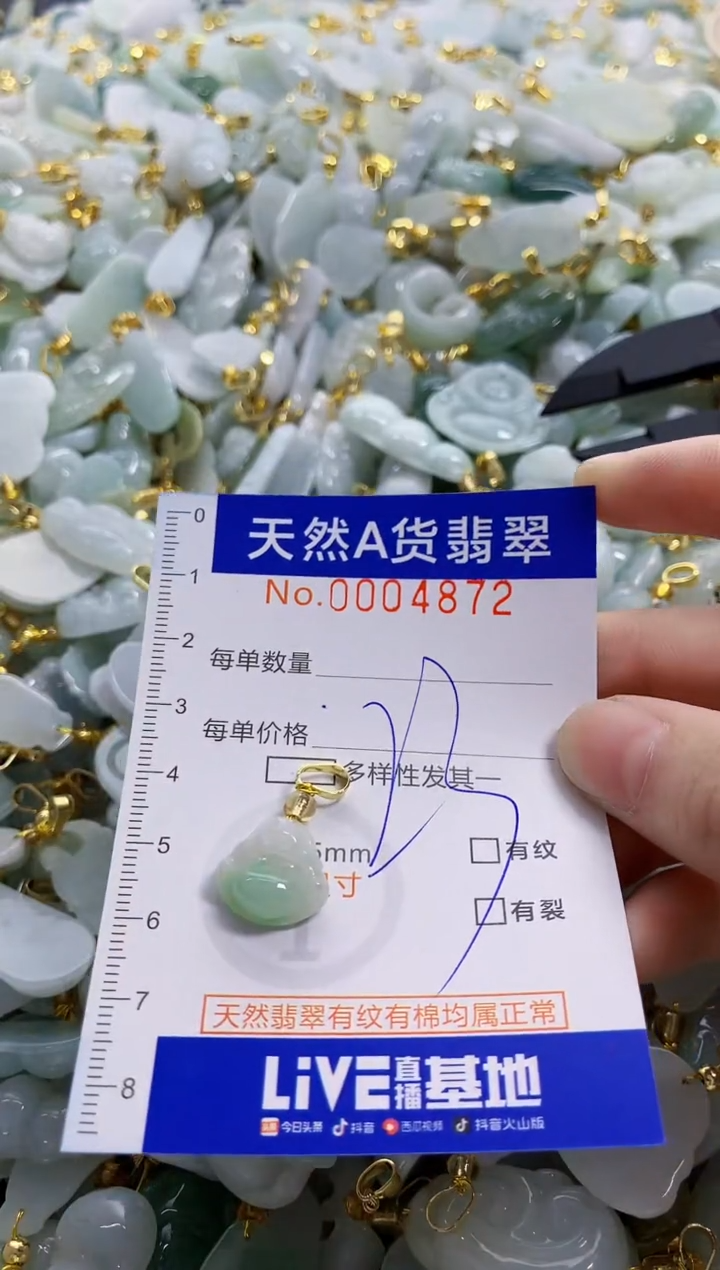 颈饰未镶嵌翡翠天然A货翡翠