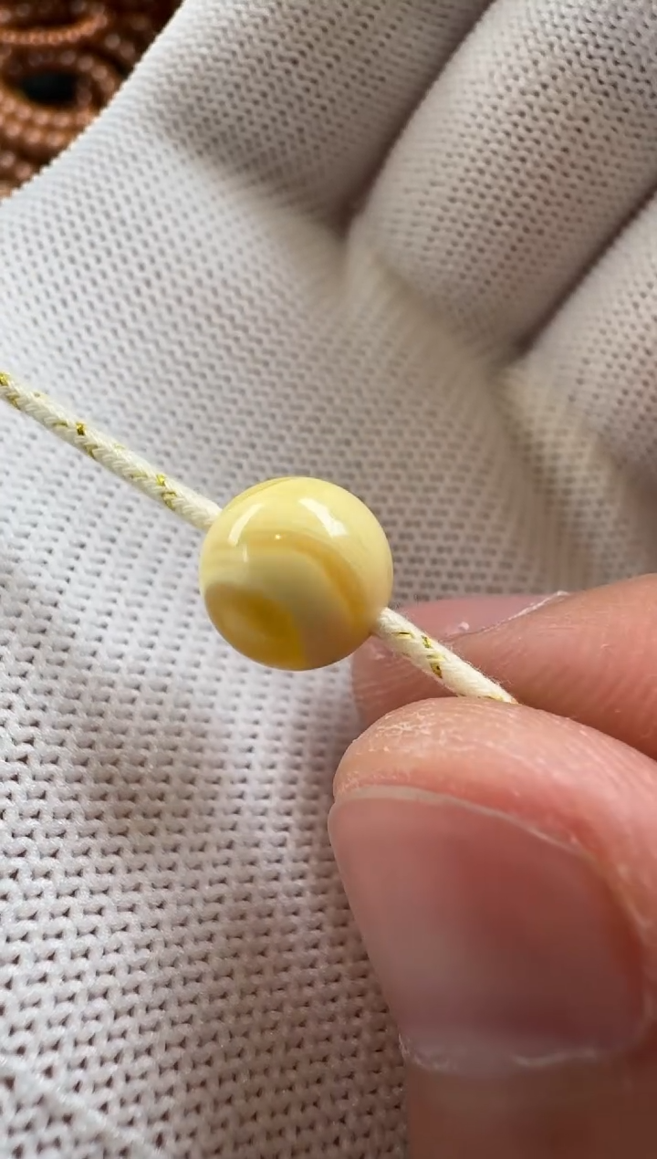 裸石蜜蜡未镶嵌蜜蜡圆珠