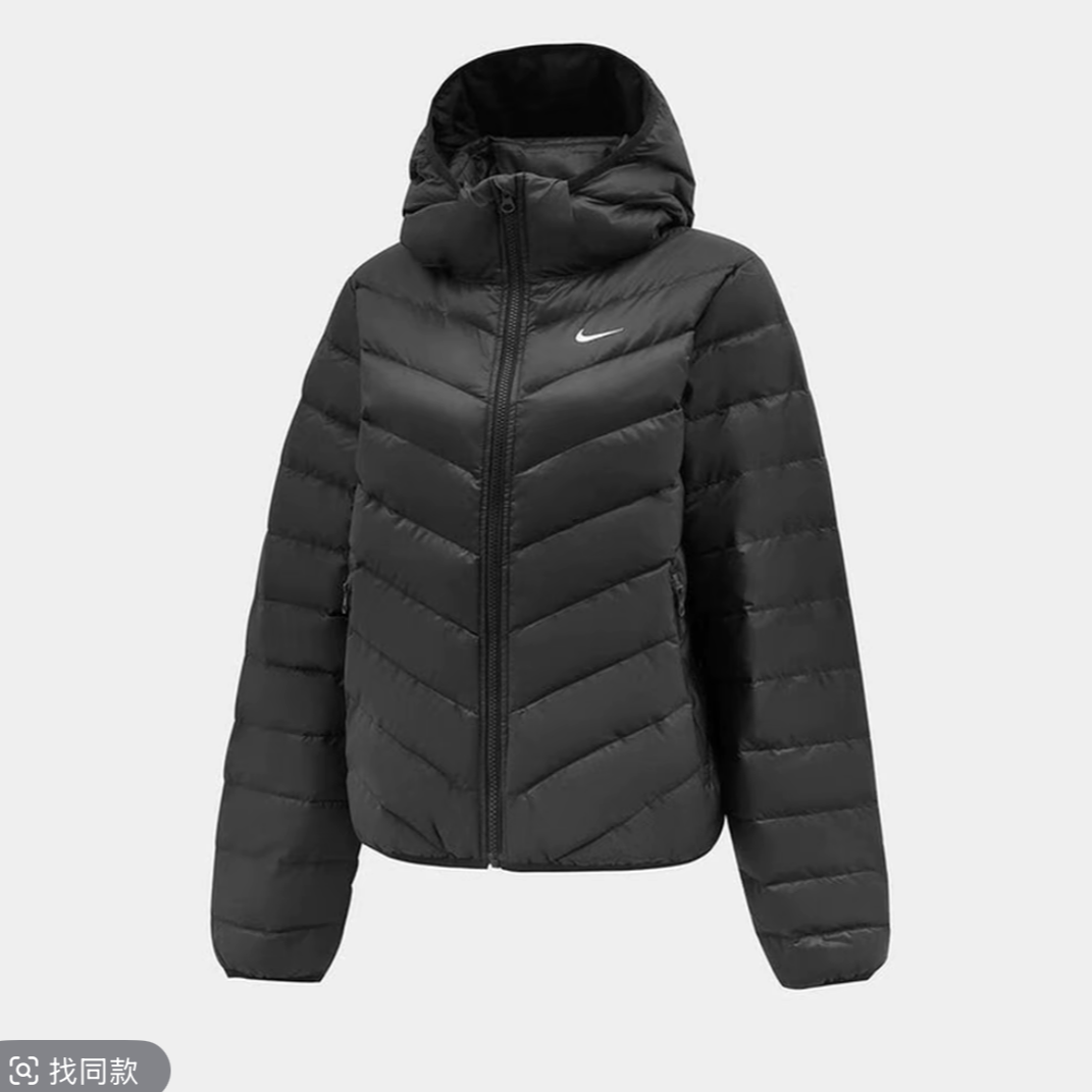 NIKE/耐克官方男女同款 NSW TF DWNFL黑色羽绒服HV5106010