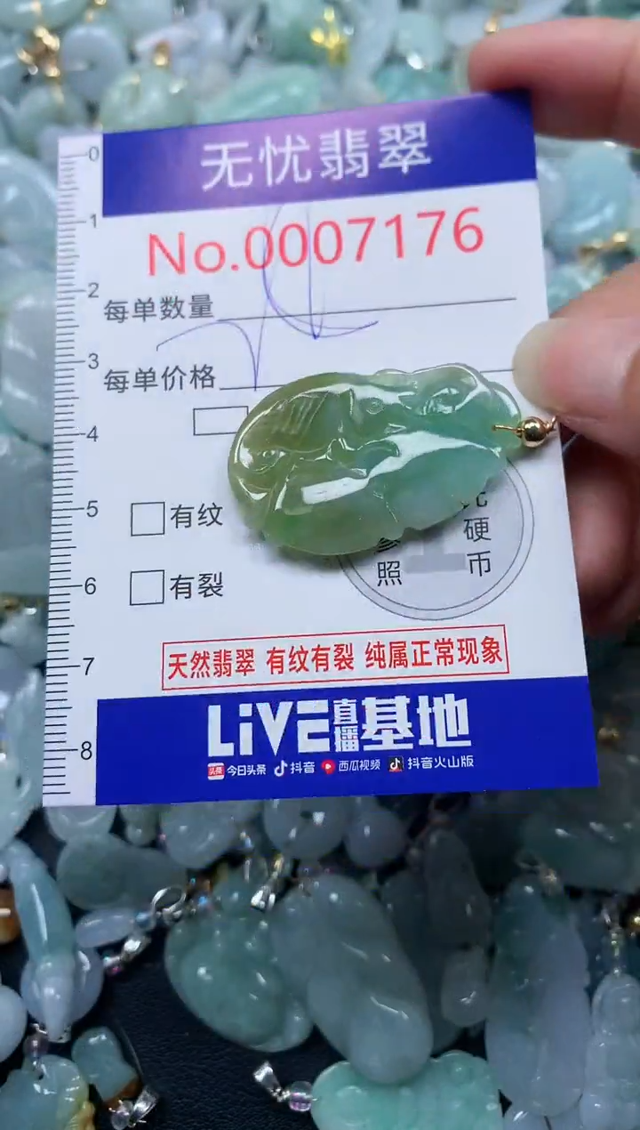 颈饰未镶嵌翡翠7176