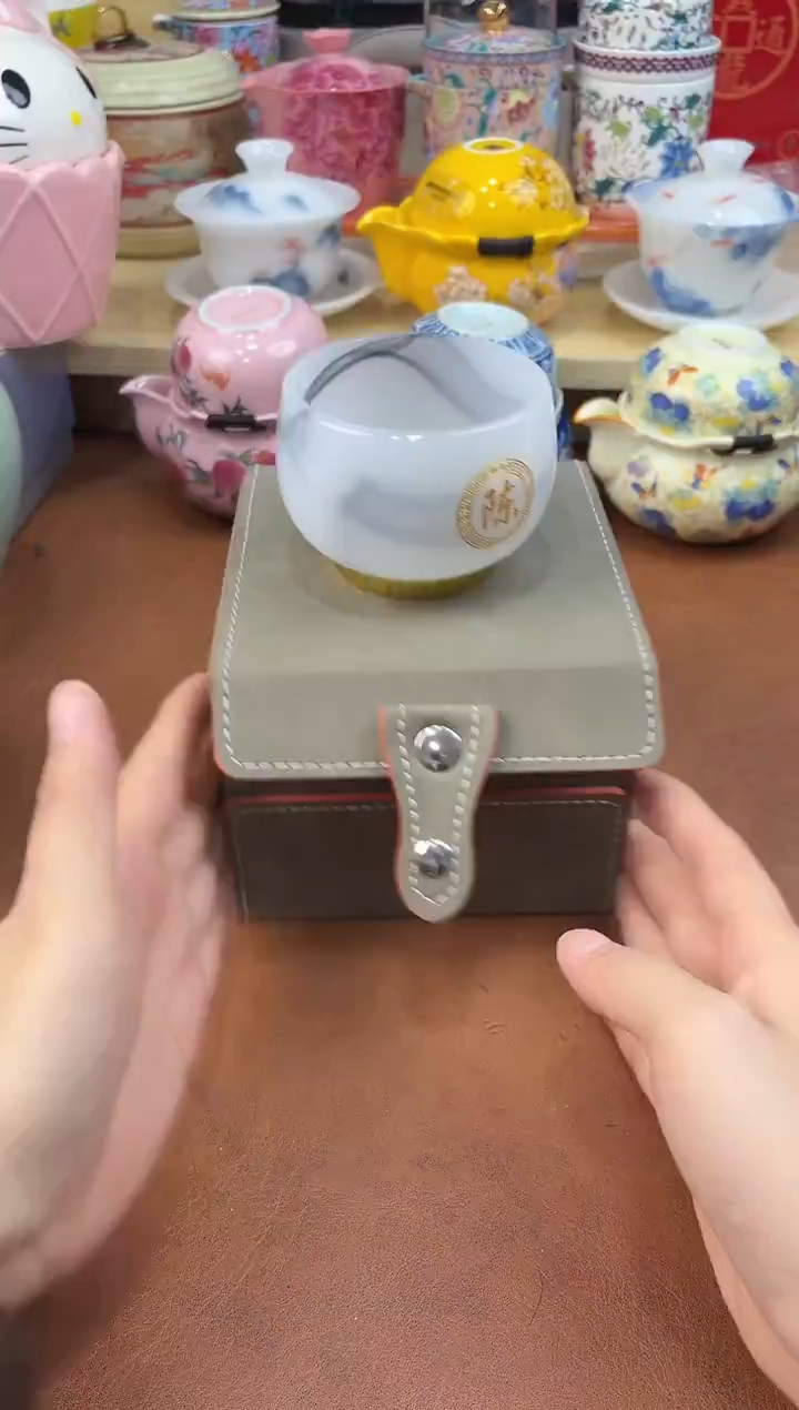 陶陶瓷茶具摆件旅行套组