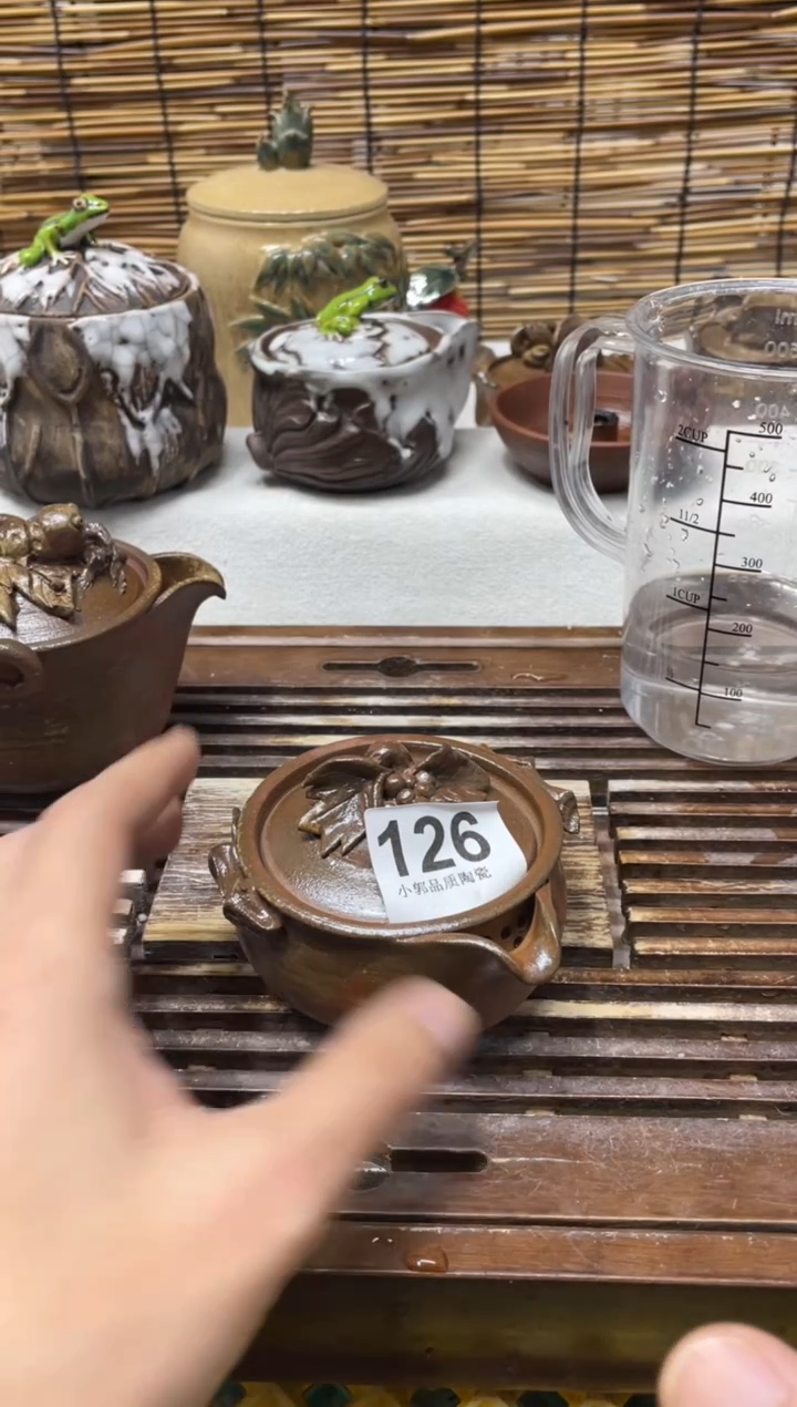 【闪购商品】杯126精美粗陶手工柴烧