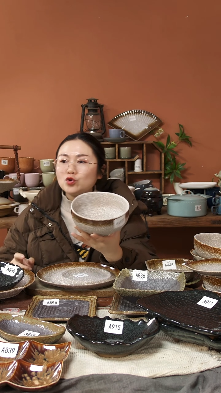 陶瓷A319 一只陶瓷粗陶六寸碗可能微瑕16.5*6.5