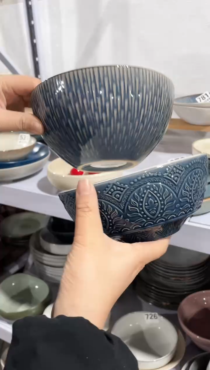 【闪购商品】碗微瑕（2件套）巴洛克面碗