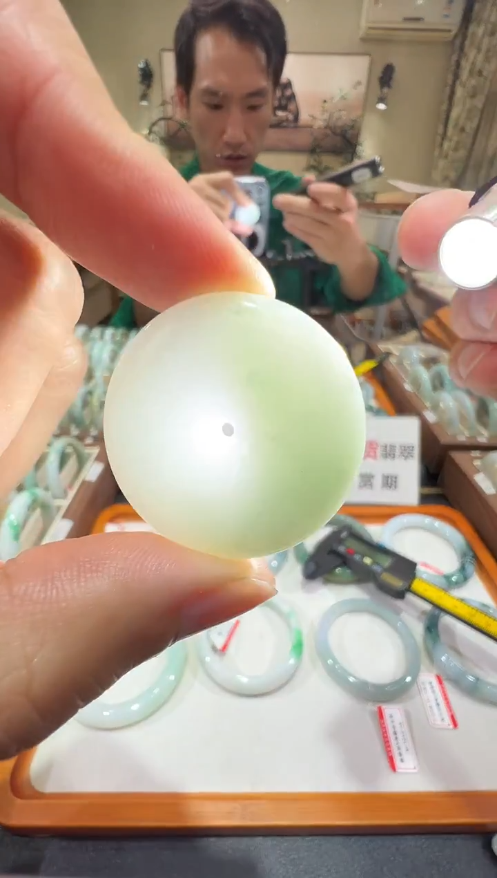 颈饰未镶嵌翡翠-纯天然缅甸A货翡翠平安扣吊坠-