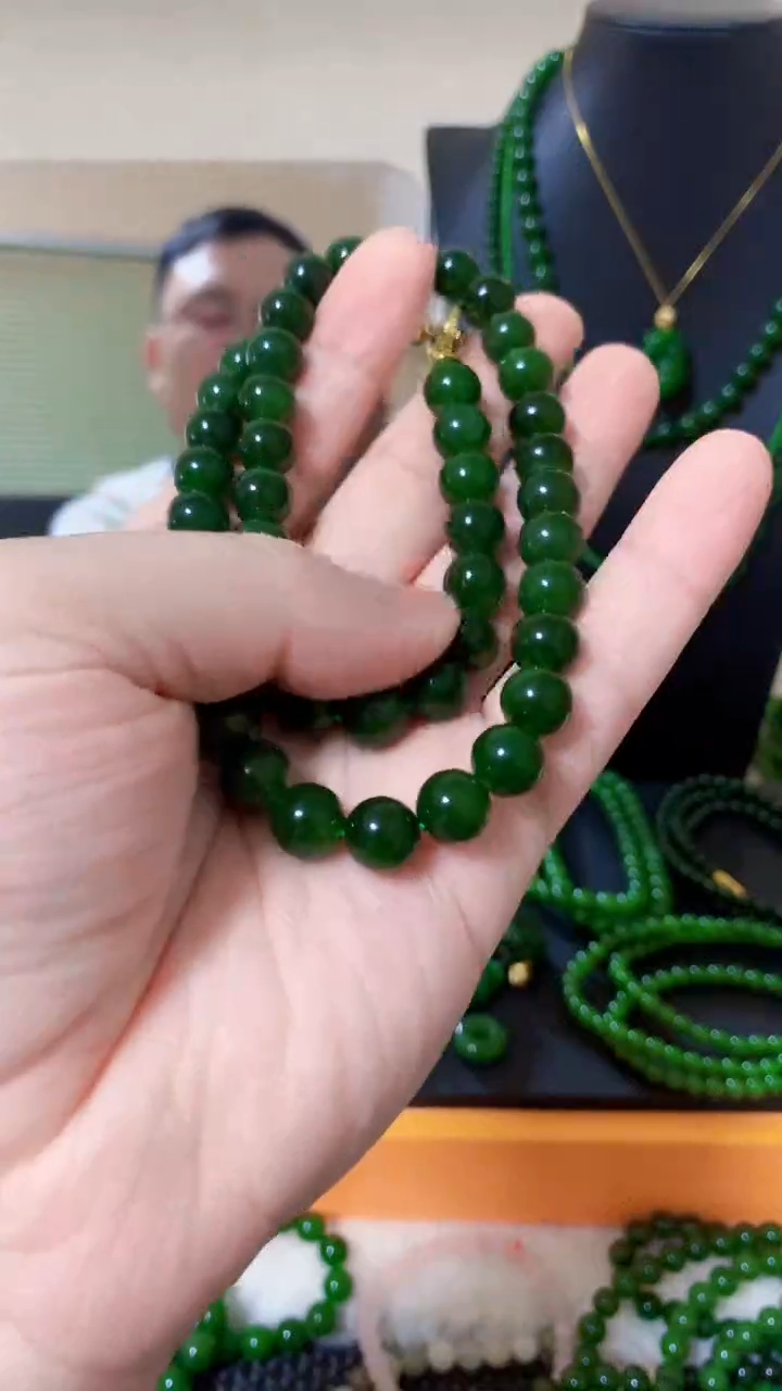 和田玉（碧玉）未镶嵌项链10