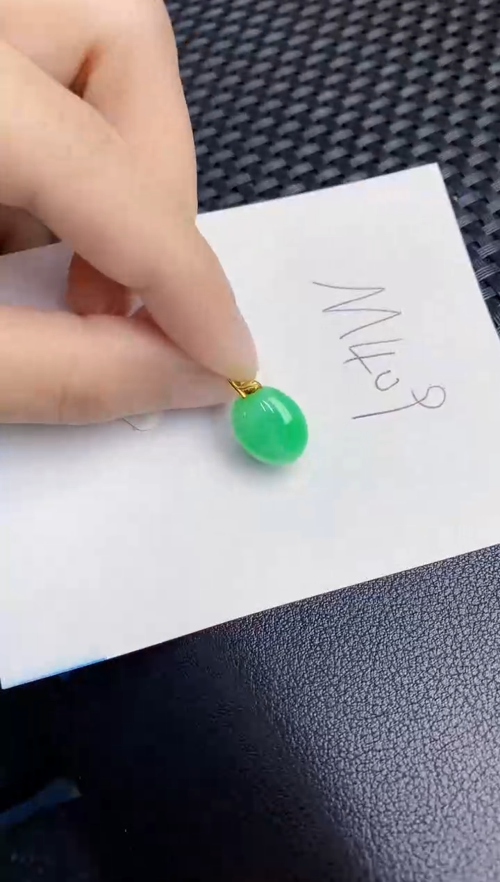 【闪购商品】翡翠颈饰18K金镶嵌000000000