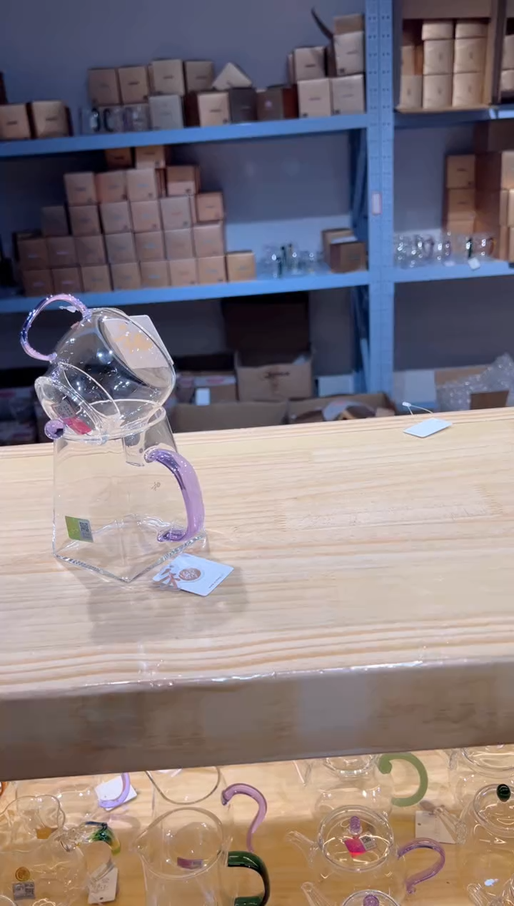 禾器-言卿壶-浅紫色+瀚然茶海-浅紫++++