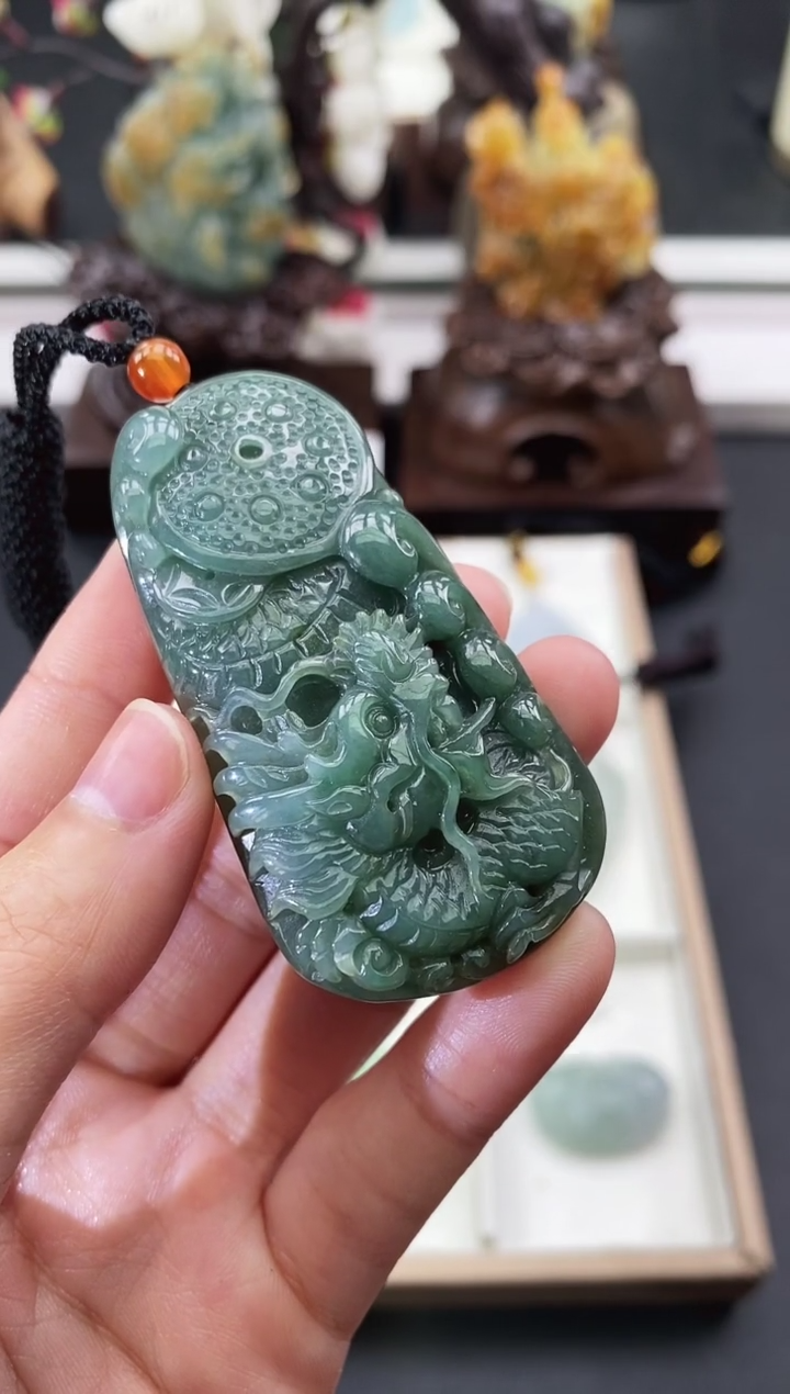 颈饰未镶嵌翡翠天然缅甸A货翡翠