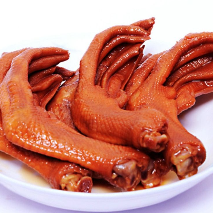 麻辣鸭掌两包每包/五个共十只休闲追剧下酒开袋即食解馋小零食