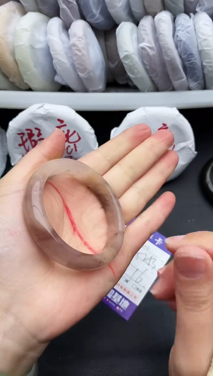 未镶嵌手镯石英质玉瑕疵302+52/53