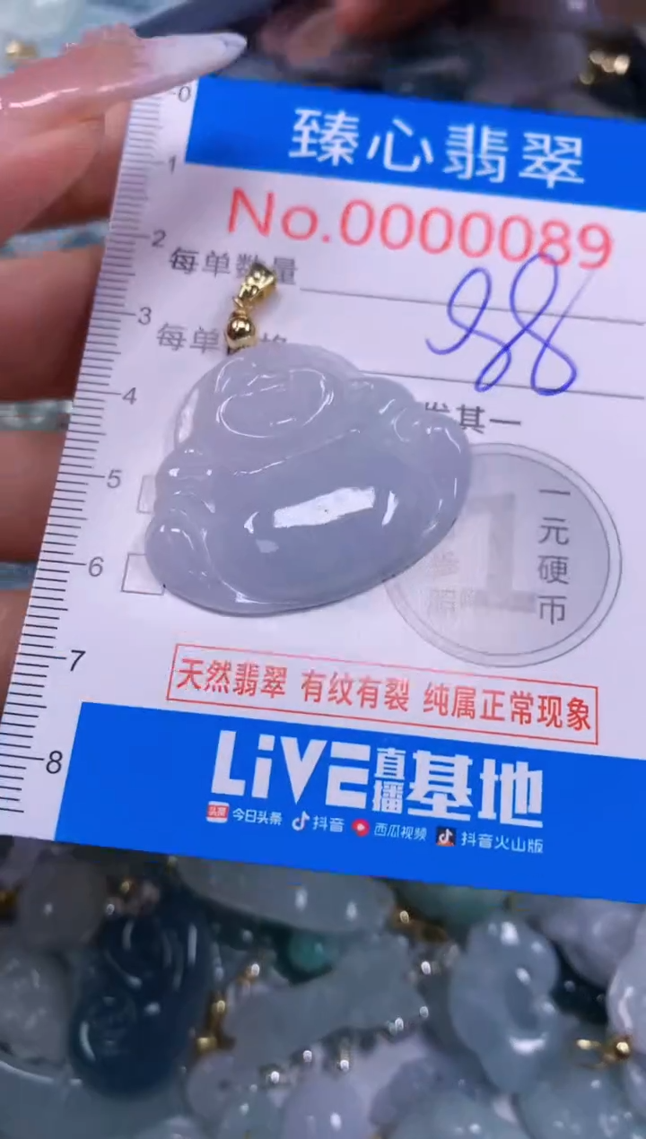 吊坠(不含链)未镶嵌翡翠0089