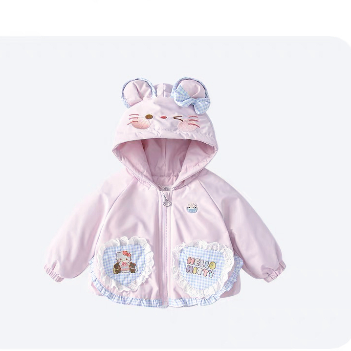 儿童棉服加绒外套2025新款秋冬棉衣宝宝夹棉加厚连帽防风保暖上衣