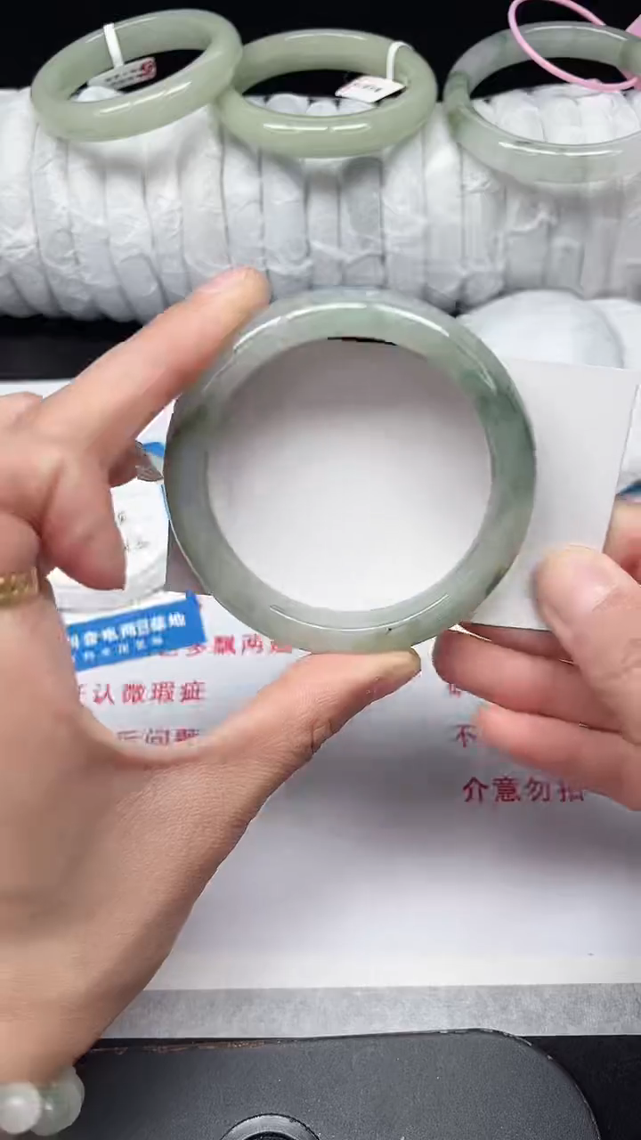 未镶嵌手镯石英质玉116-54/55