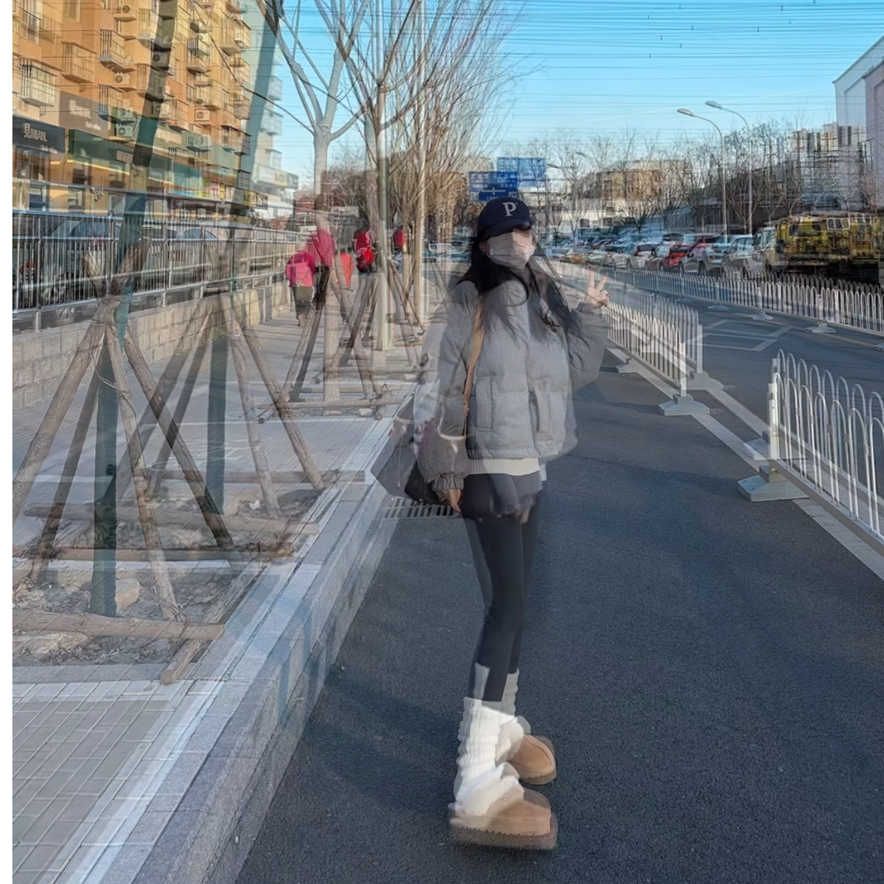 经典时尚百搭商务休闲单肩斜挎包1