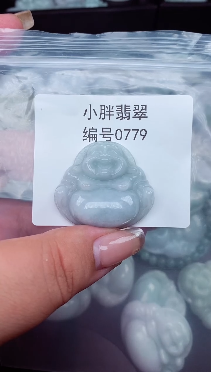 翡翠未镶嵌颈饰缅甸天然A货翡翠0779