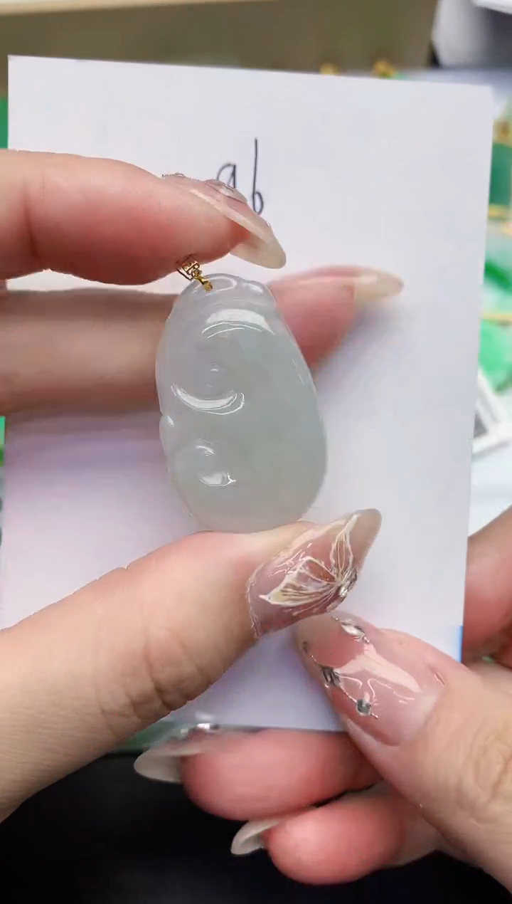 【闪购商品】翡翠颈饰18K金镶嵌00000000000