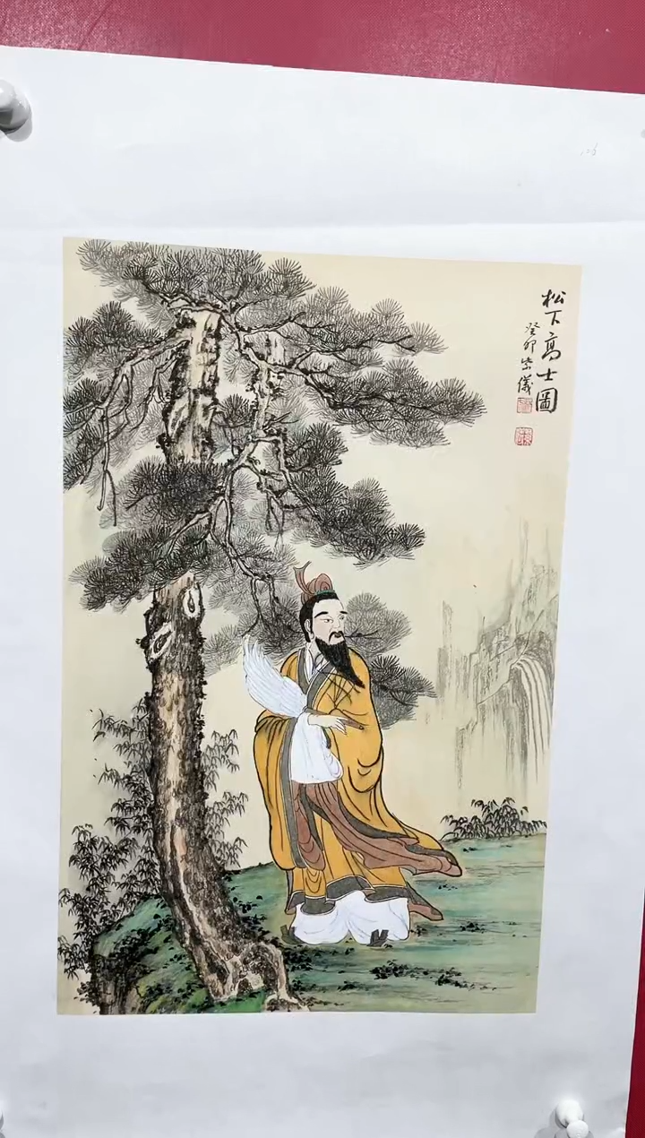 【闪购商品】绘画83林紫仪绘画作品68*45