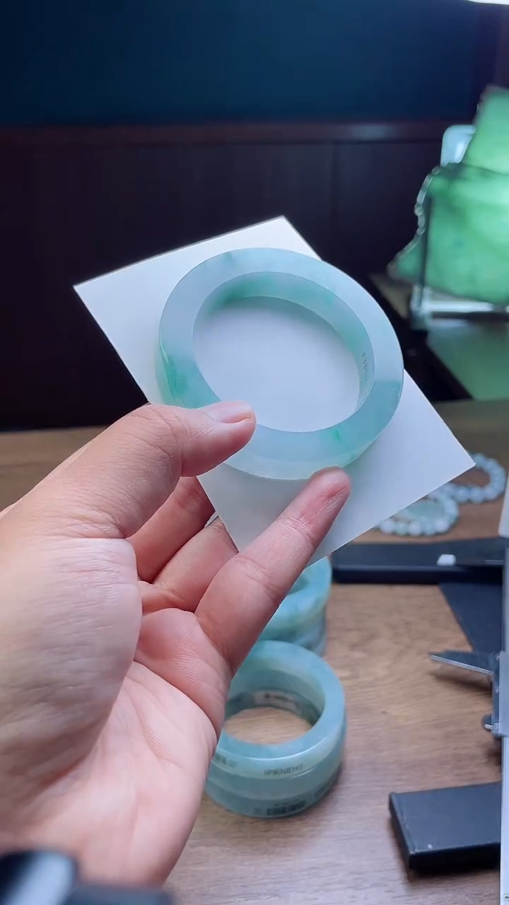 定制翡翠手镯未镶嵌S****3定制