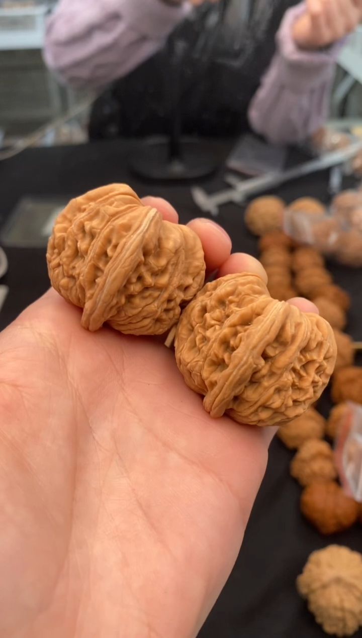 【闪购商品】文玩核桃把件汉高楼38-t934