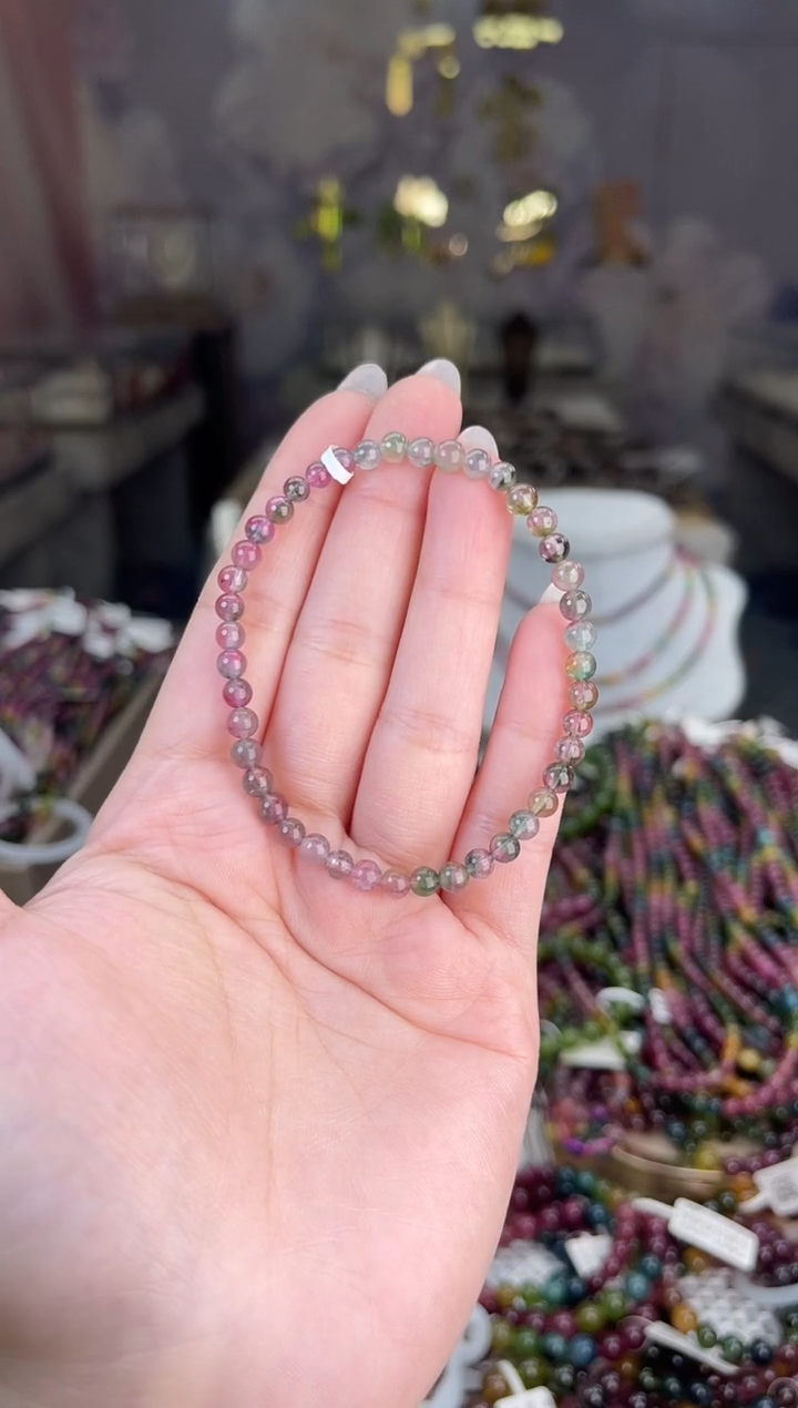 【闪购商品】碧玺/未镶嵌4mm+碧玺单圈多样性发货