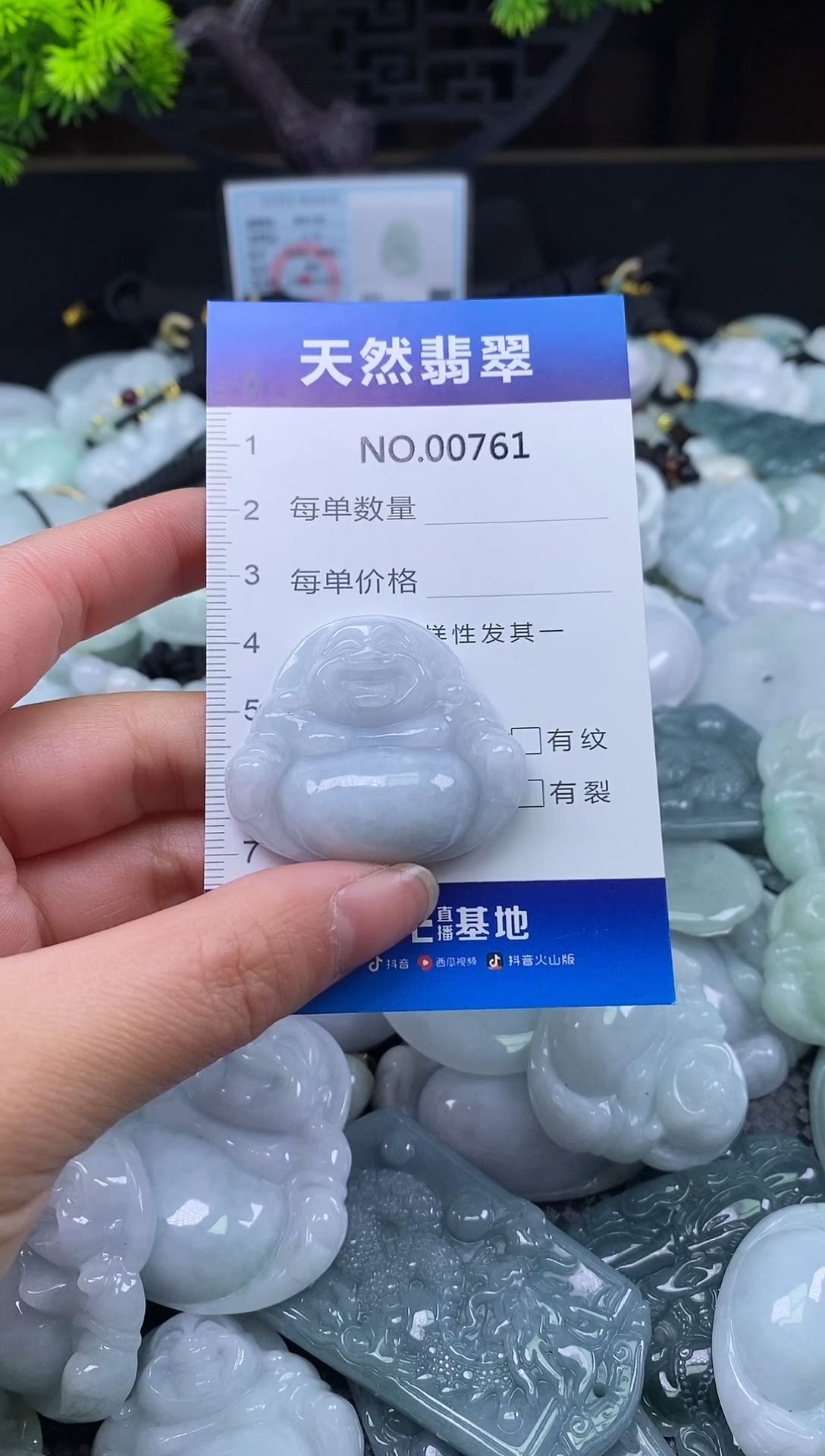 颈饰未镶嵌翡翠天然缅甸翡翠761