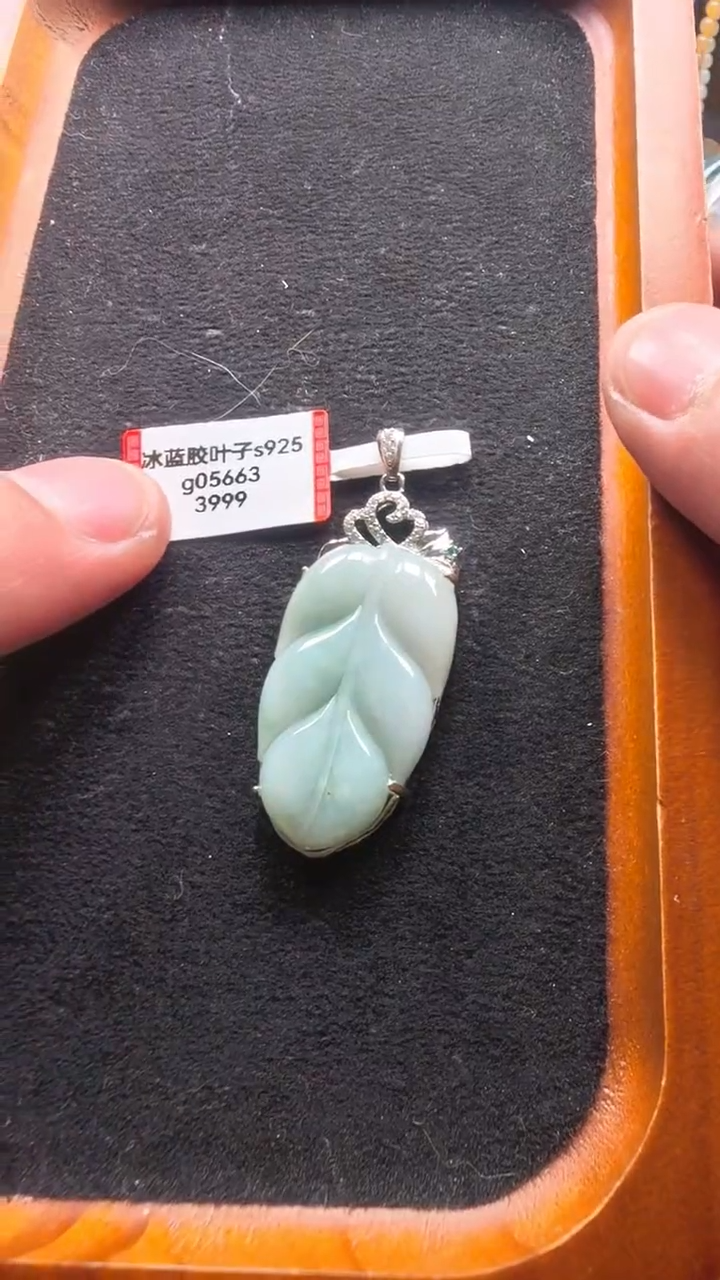 颈饰未镶嵌翡翠g5663-叶子